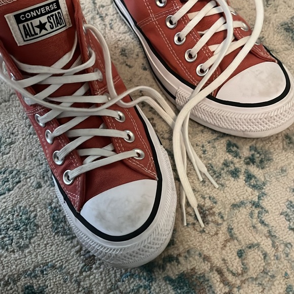 Converse red US 7 almost new - Picture 5 of 5